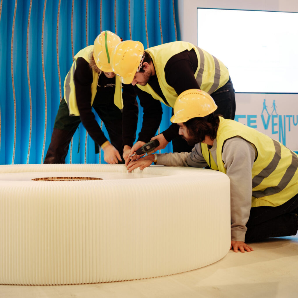 Taking care of logistics, predicting the flow of matter at the fair.