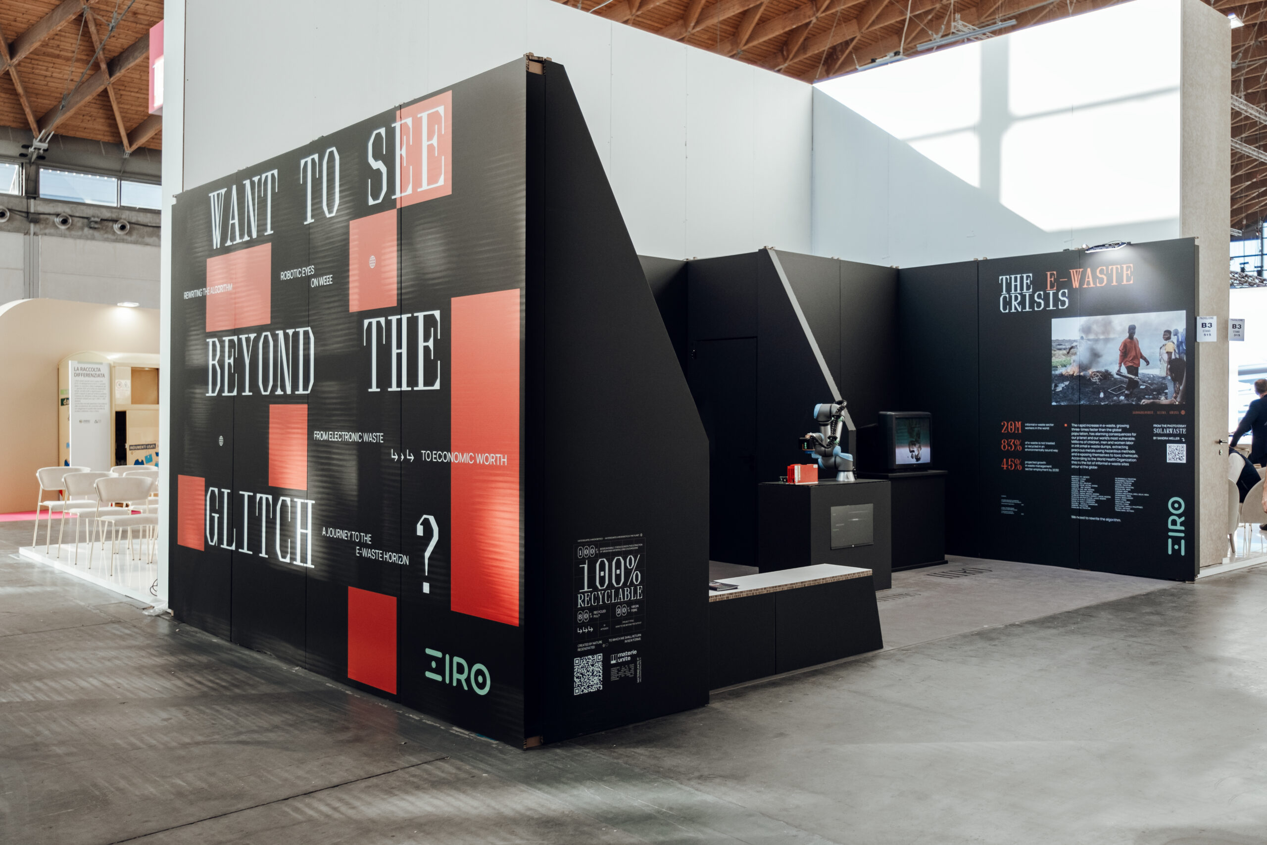 Beyond the visible, robotic technology meets natural fiber.