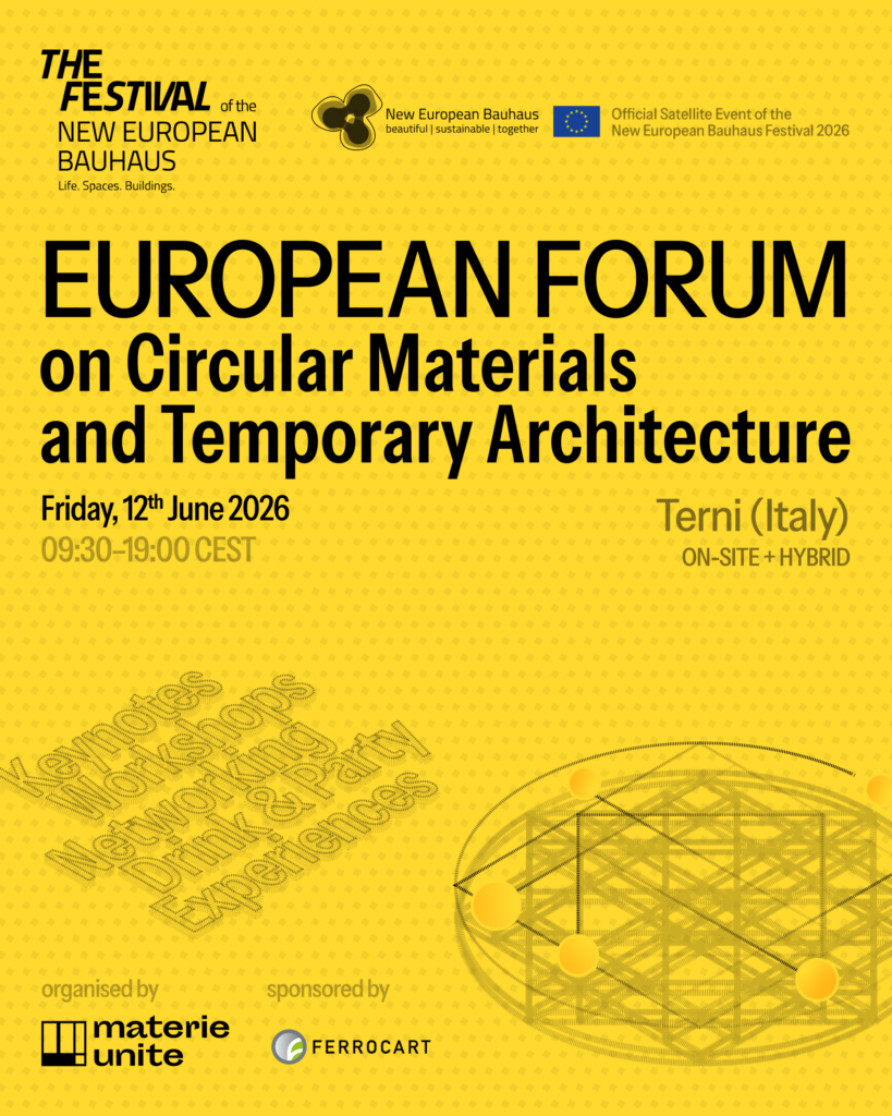 European Forum on Circular Materials and Temporary Architecture